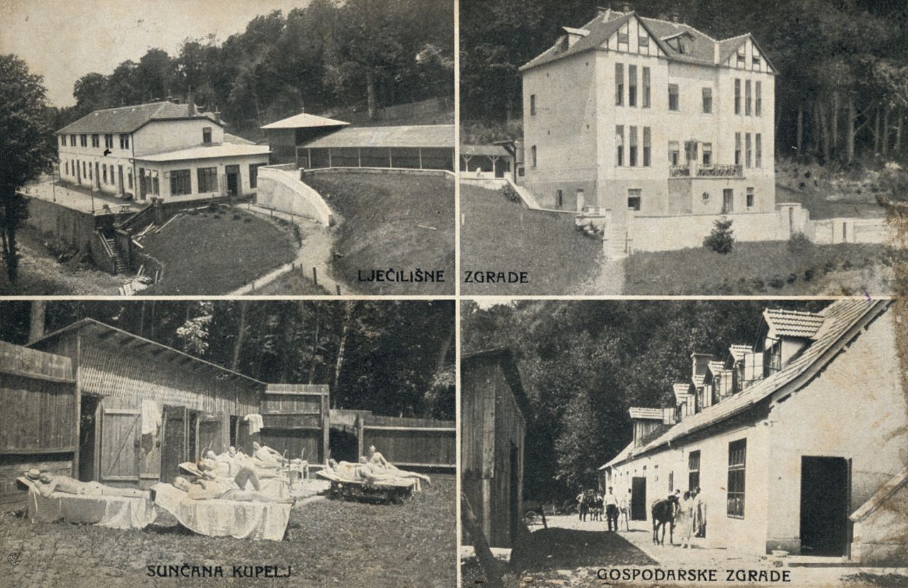 Sljeme. Lječilište Brestovac oko 1915. godiine